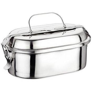 Fiambrera Ovalada Ilsa INOX, 18+2 platos 5111