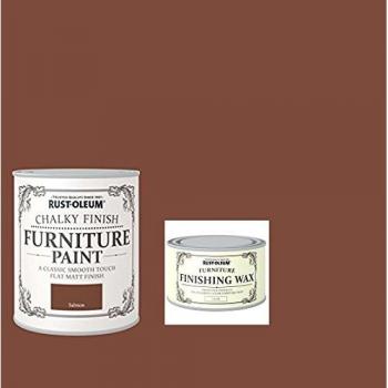 All‑in‑One Salmon Furniture Finish (Paint + Wax), 125 ml