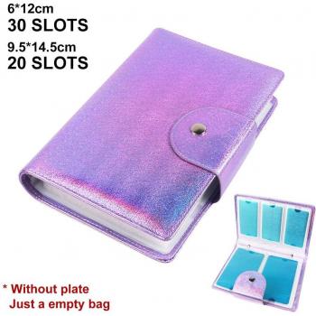 Organizador de placas de arte de uñas cuadradas