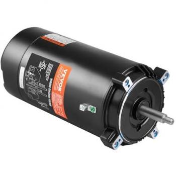 VEVOR Zwembadpompen Motor 56J – 115 V / 230 V, 13,6A / 6,8A