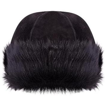 Infinity Leather Unisex Black Sheepskin Shearling Toscana Bucket Hat