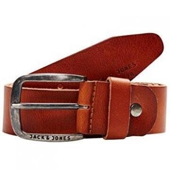 Cinturon Jack&Jones Paul camel de piel para hombre-v