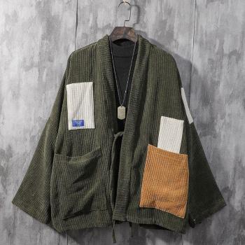 Manteau en velours côtelé pour homme