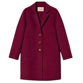 Twinset Single-Breasted Coat Female Red M