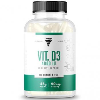 Trec Nutrition Vitamin D3 4000 IU Softgels