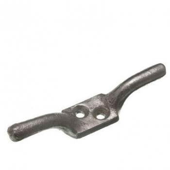 Trailer Cleat Hook BZP Steel 100mm 4 Inch with Screws