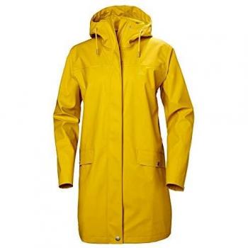 Helly Hansen Women's Moss Waterproof Rain Jacket Yellow Size L