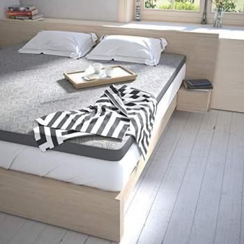8 cm Kaltschaum-Topper Jekatex 200.0 H x 90.0 W x 8.0 D cm
