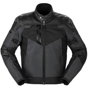 Giubbotto Moto in Pelle Spidi VENT PRO Nero 46