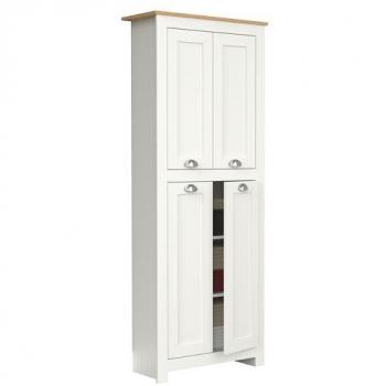 VCM Holz Mehrzweckschrank Dielenschrank Badmöbel Balusa