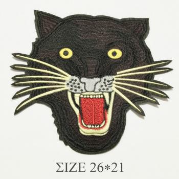 Patch Tigre Tête Brodé Moyen Format