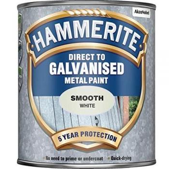 Hammerite 5097050 499 750ml Anti‑Rust Galvanized Paint – White