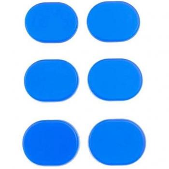 Silicone silencieux pour caisse claire – Ensemble 6 pièces, auto‑adhésif (W8E6)