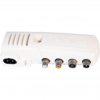 Televes VHF/UHF Videomodi­lator S02 K69, AV‑Anschluss