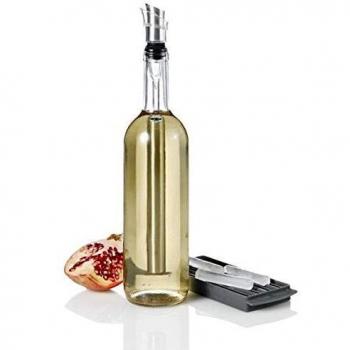 Wine Pourer with Silicone Grip and Stainless Steel Cooling Rod