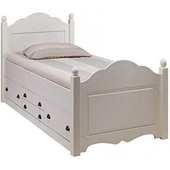 Lit Enfant 90x190 cm avec 4 Tiroirs