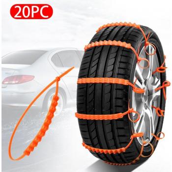 20er Set Auto Reifen Ketten für winterliche Bedingungen
