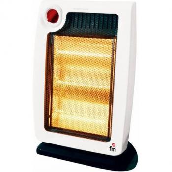 Estufa Halógena 1200W Grupo FM H20 Blanco/Negro