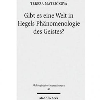 Gibt es eine Welt in Hegels Phnomenologie des Geistes?