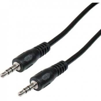 Dcu cable conexión audio jack 3.5mm macho a macho stéreo de 3 metros