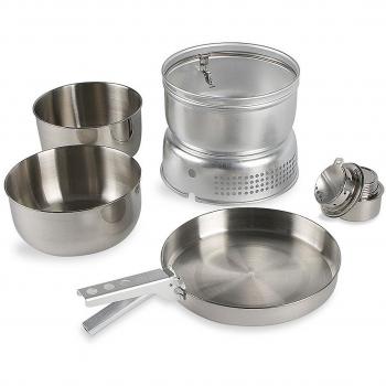 Tatonka Kit de Cocina con Quemador Plateado