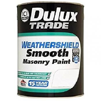 White Weather Shield Smooth Masonry Finish – 5 L
