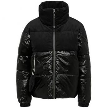 S.Oliver QS Outdoor Jacket – Stepp‑Fabricmix mit abnehmbarer Tasche – Damen L