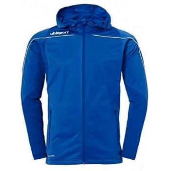 Uhlsport Kinder Stream 22 Track Hood Jacket Jacke, azurblau/Weiß, 152