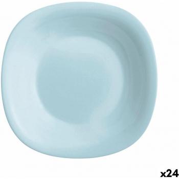 Plato Hondo Vidrio Carine Paradise 21 cm (24 Unidades)