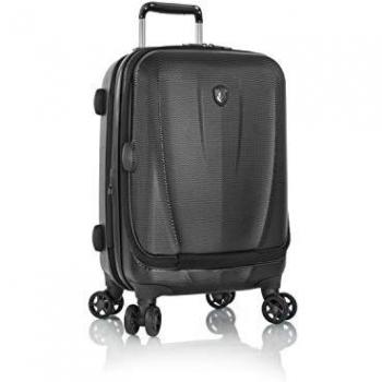 Heys Hartschalen-Trolley »Vantage Smart Access, 53 cm«, 4 St. Rollen, Handgepäck-Koffer mit Frontzugangsfach; mit gepolsterter Laptoptasche