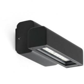 Lampe murale Balic noir, 8 W, IP65 – Faro Barcelona