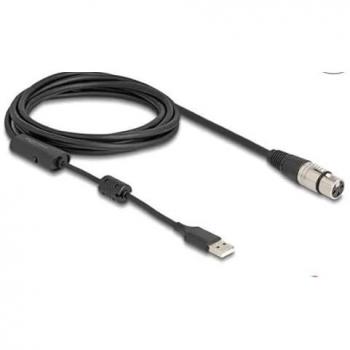 DeLOCK Audio Converter XLR‑USB 3 m