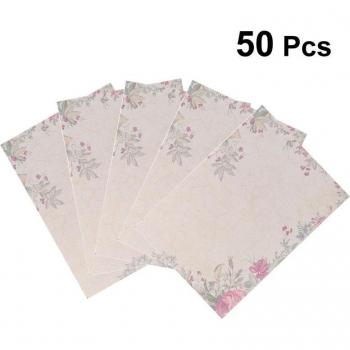 50pcs Vintage Love Letter Writing Paper and Envelopes