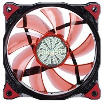 Akasa Vegas 15 LED Case Fan, Red 120mm