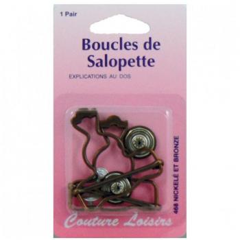Boucles de salopette en bronze