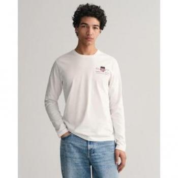 T-shirt Homme Coton Manche Longue Archive Shield 2004058 XXL