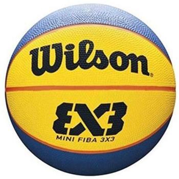 Wilson Mini Gummi-Basketball Braun – Unisex, 3X3, FIBA-Zertifiziert