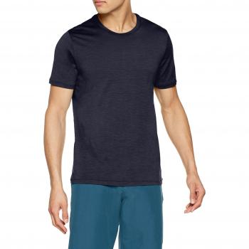 T-shirt Icebreaker Tech Lite SS Crewe Homme, Fathom Heather, M