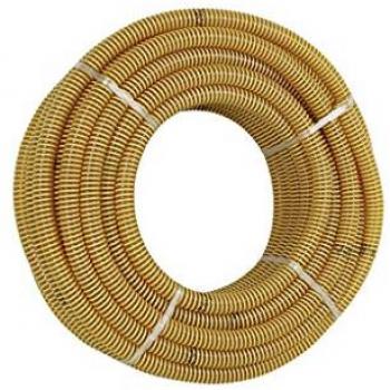 Cofan Rollo de tubo de aspiración espiral amarillo Ø20 mm 25 m