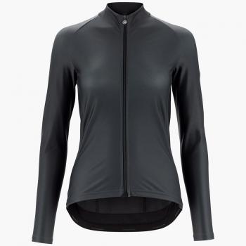 Assos UMA GT Damen Langarmtrikot in dunkelgrau für Frühling und Herbst
