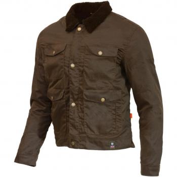 Giacca Moto Cerata Merlin Millington D3O Verde 3XL
