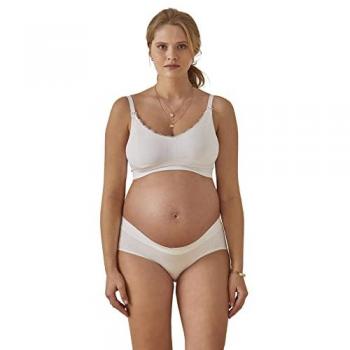 Nursing Lace Detail Bra – White L