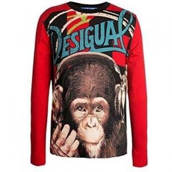 Desigual camiseta para niños Ts_Lirio, color naranja, talla 12 años