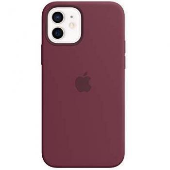 Plum Silicone MagSafe Case for iPhone 12 and 12 Pro