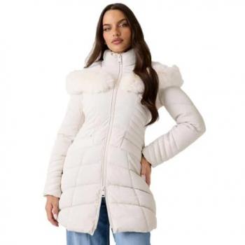 Doudoune Guess Oxana Femme Beige