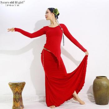 Robe de danse Flamenco avec haut et jupe queue de poisson ESS02