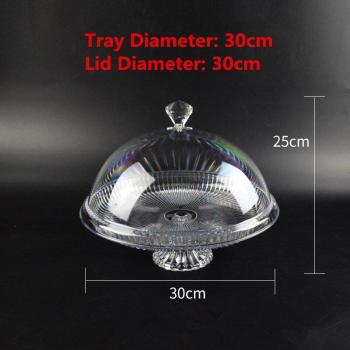 Clear Acrylic Fruit and Snack Plate