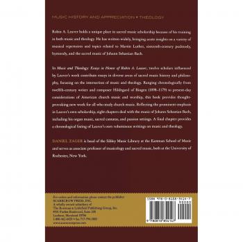 Music and Theology: Essays in Honor of Robin A. Leaver
