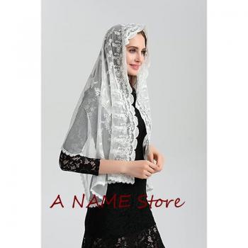 Écharpe de Tête en Dentelle pour Église