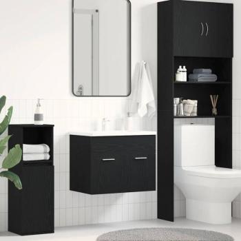 Lavabo Mobile Torana Truciolato Rovere Nero 60x38,5x46 cm